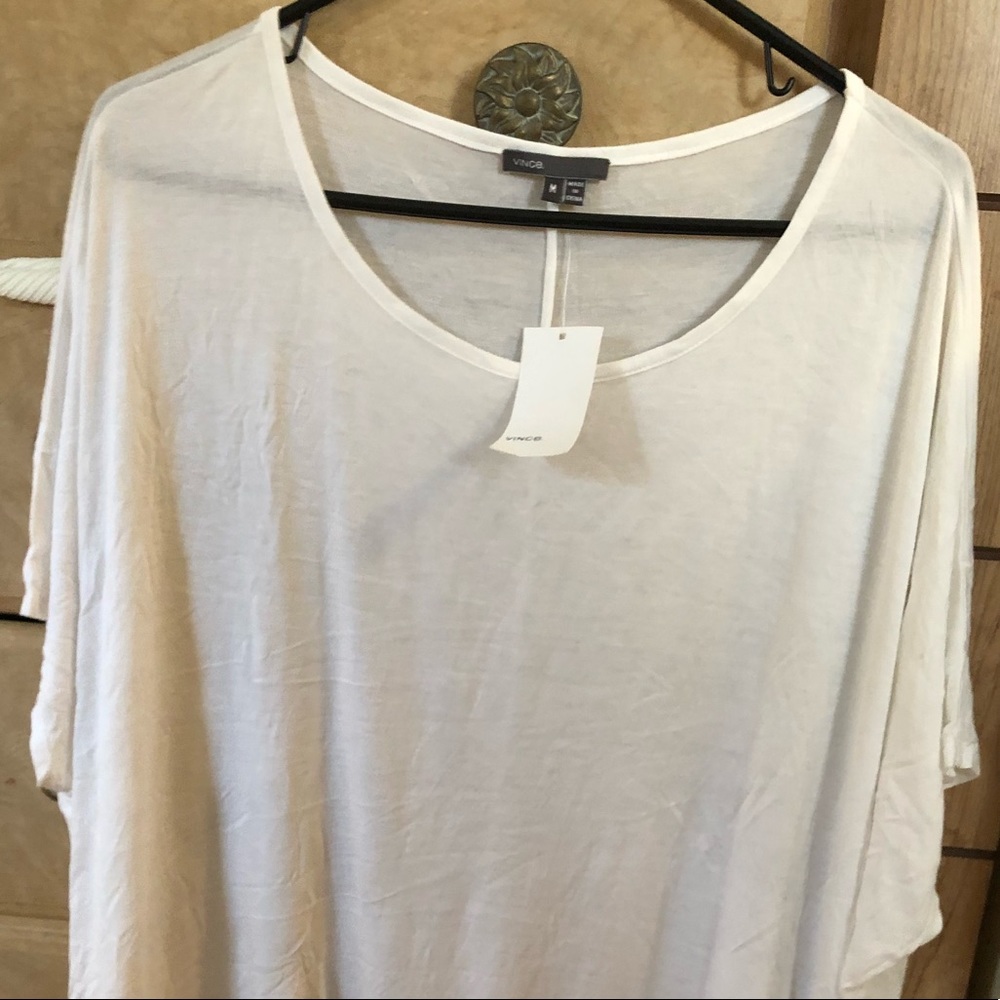 Vince white loose tshirt